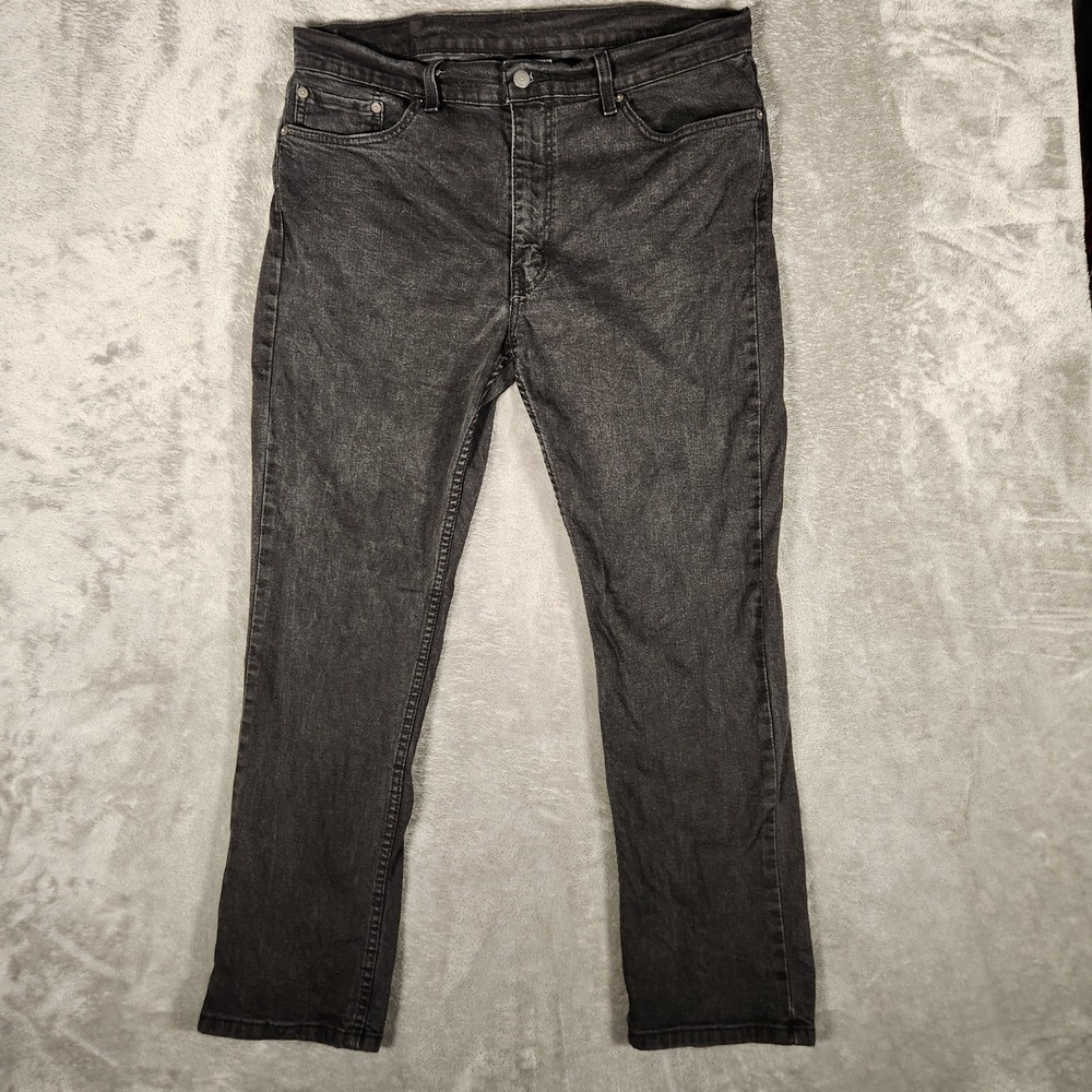 Levi's Jeans Mens 38x30 511 Slim Fit Gray 04511-1907 EUC